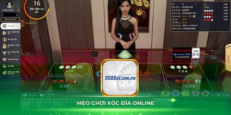 Mẹo chơi xóc đĩa online